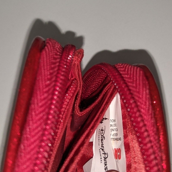 Vintage Disney Parks Minnie Mouse glitter red wallet - Picture 4 of 5